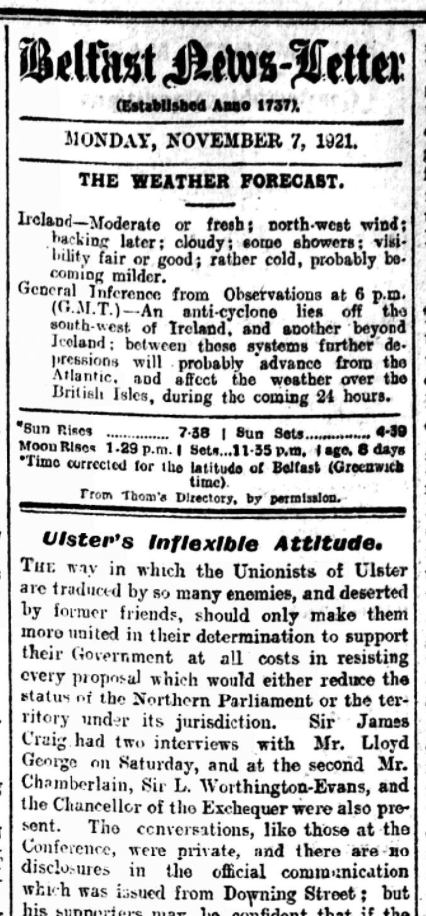 Craig meets with Lloyd George
