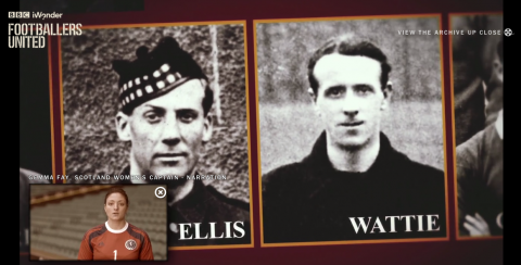 Interactive drama chronicles Scottish footballers who went to war