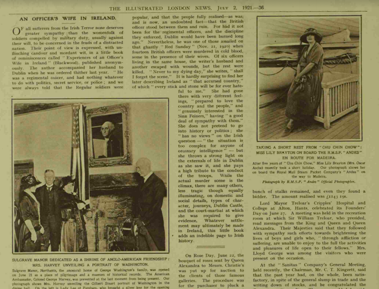 Experiences of an Officer’s Wife in Ireland Published