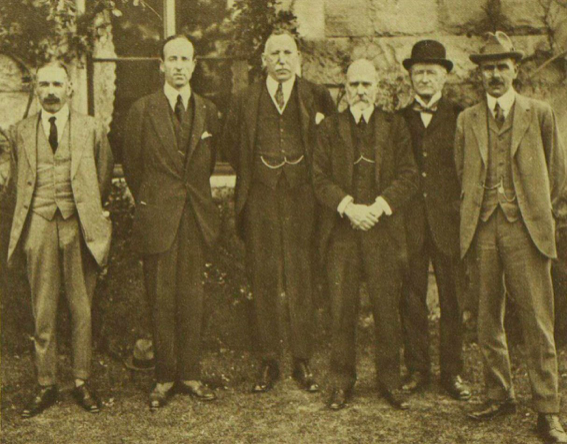 Northern Ireland Cabinet meets Lloyd George during Peace Talks