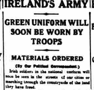 New Irish Army Uniforms Ordered