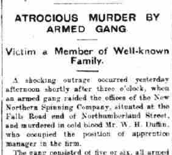 Armed Gang Murder Well-known Belfast Man