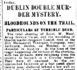 Mysterious Double Murder in Dublin