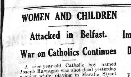Women and Children attacked in Belfast