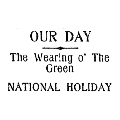 Dublin Marks St Patrick's Day