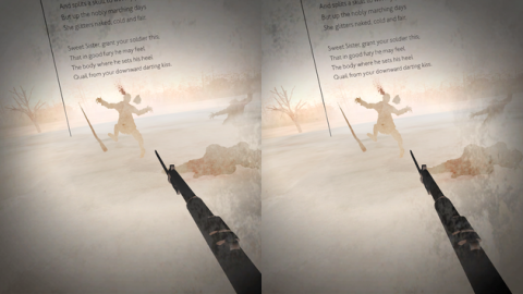 Virtual reality app brings war poem to life