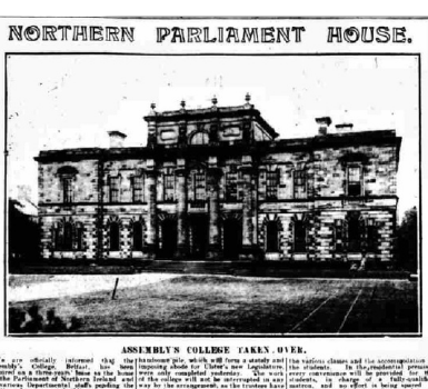 Assembly's College Leased for Northern Ireland Parliament