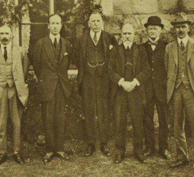 Northern Ireland Cabinet meets Lloyd George during Peace Talks
