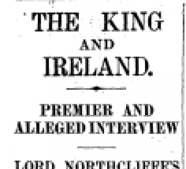Alleged Interview Between King George V and David Lloyd George