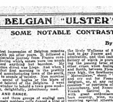 Is there a Belgian Ulster?