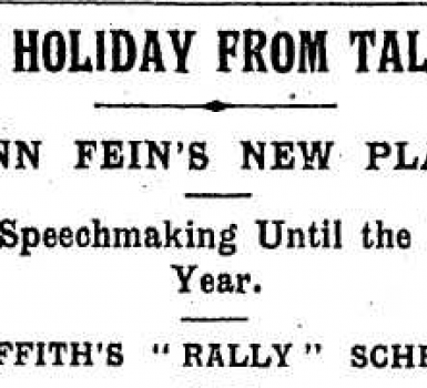 Sinn Féin's Holiday