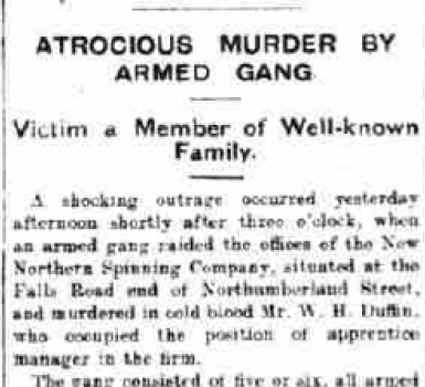 Armed Gang Murder Well-known Belfast Man