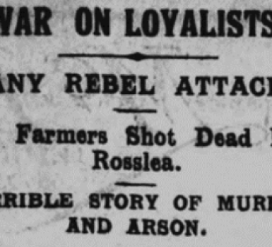 Riots in Belfast Following IRA Raid in Rosslea