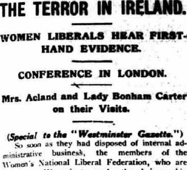 The Women’s National Liberal Federation and the Irish Question